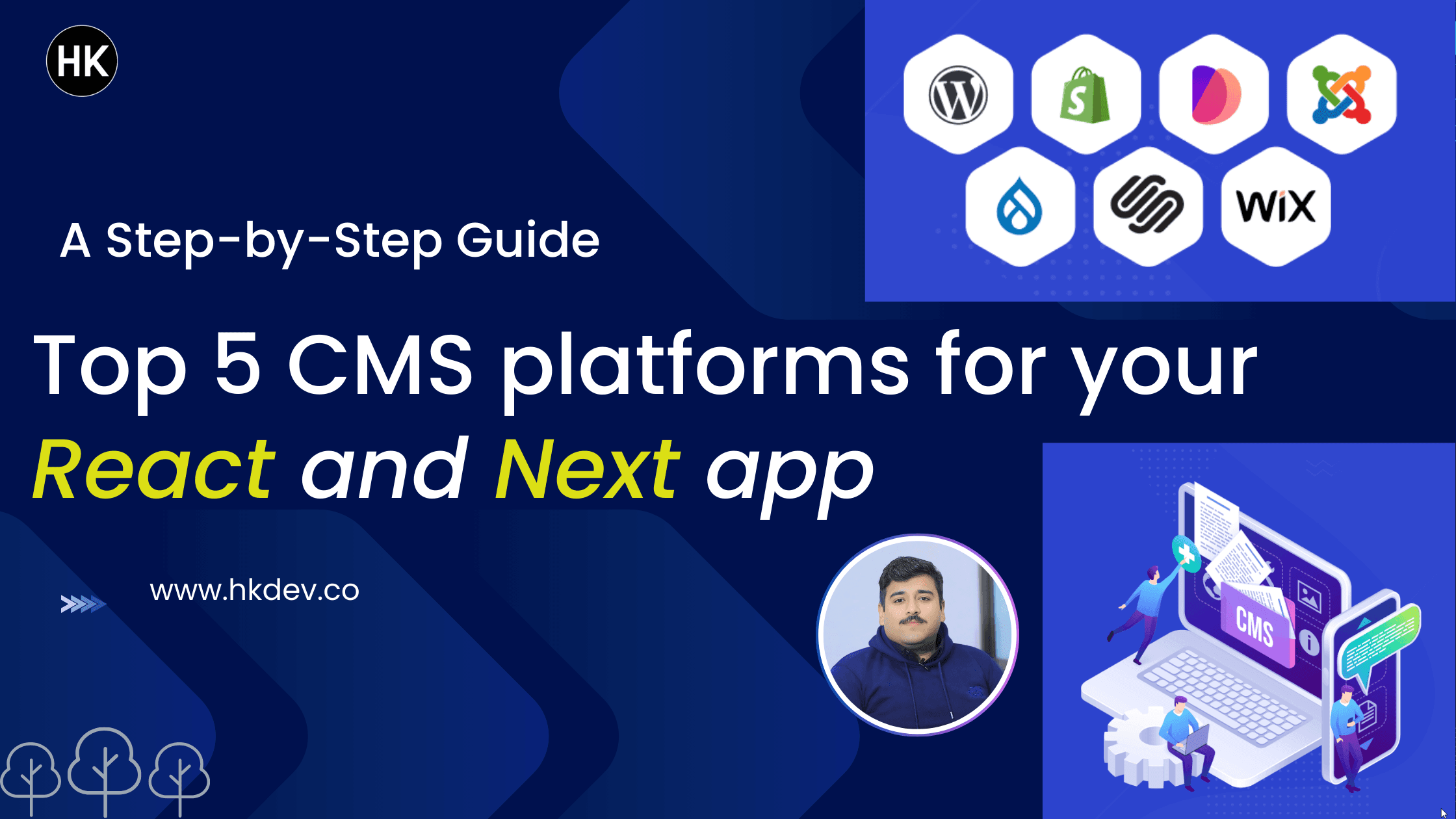 Top 5 CMS Platforms for Next.js and React.js in 2025